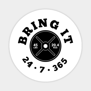 Bring It! Weight plate Magnet